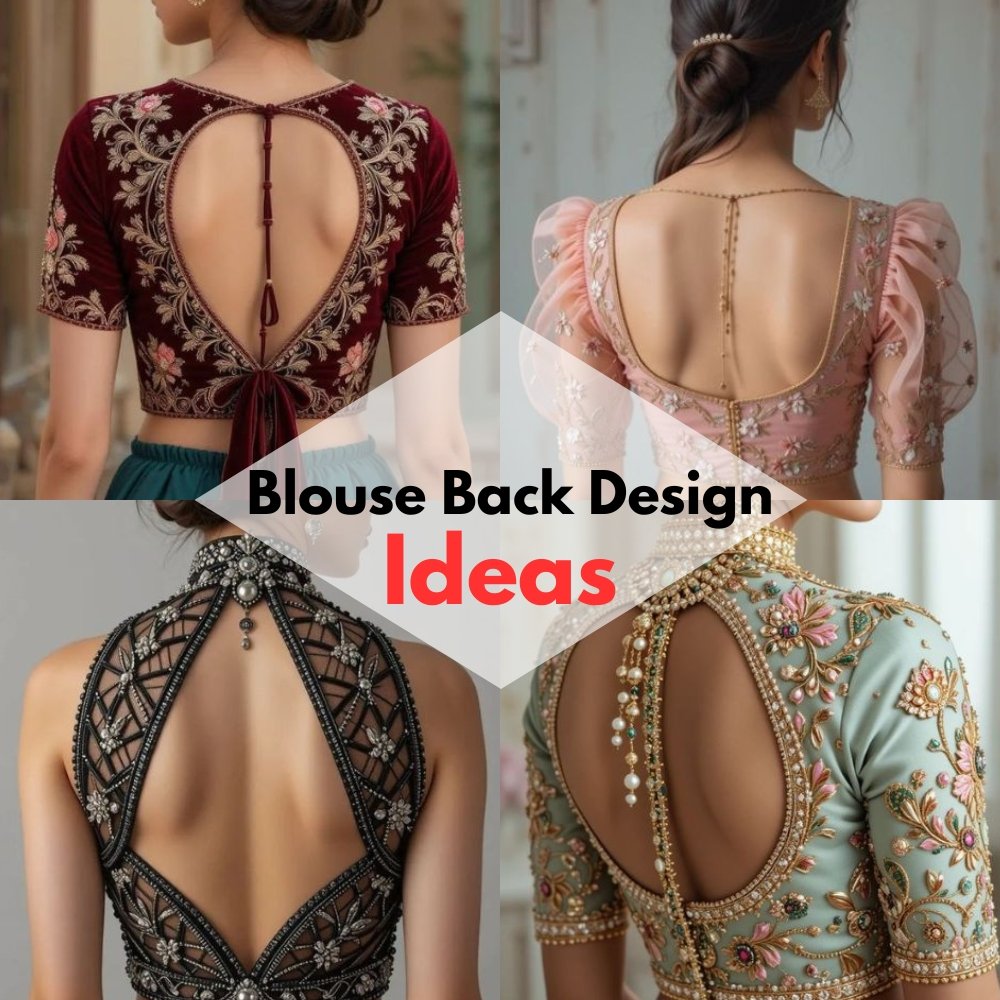 blouse back design photos