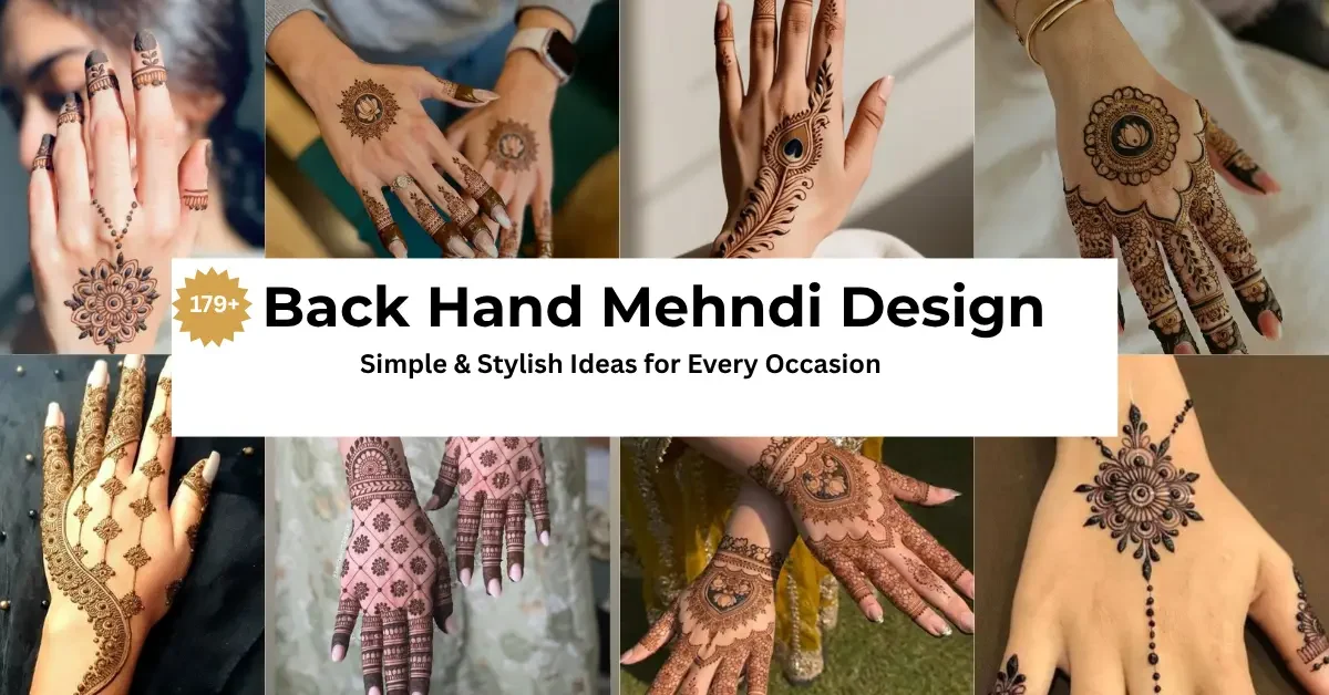 Back Hand Mehndi Design